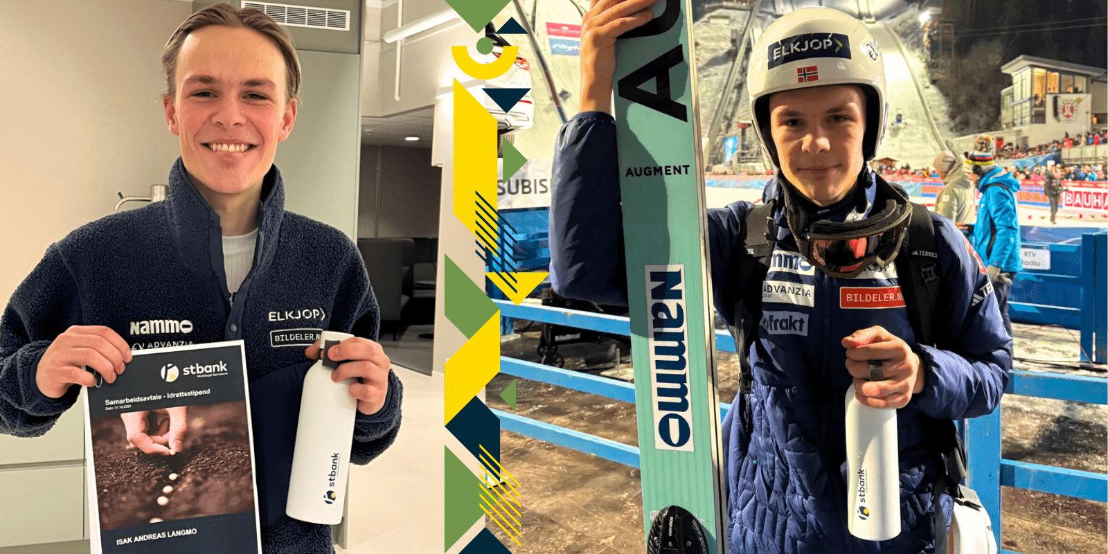 Isak hos stbank og i Oberstdorf 