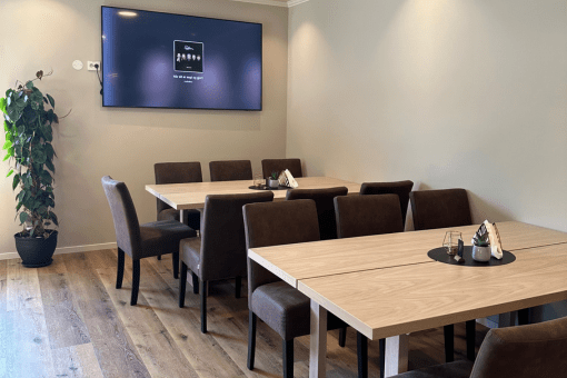 Bilde inne fra restauranten Thai Zabb